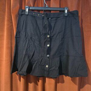 Nine West Belted Peplum Skirt